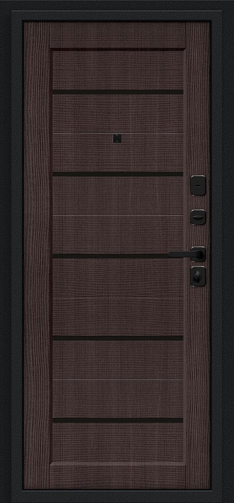 Товар Дверь Борн/SBlack Букле черное/Wenge Melinga BR6185
