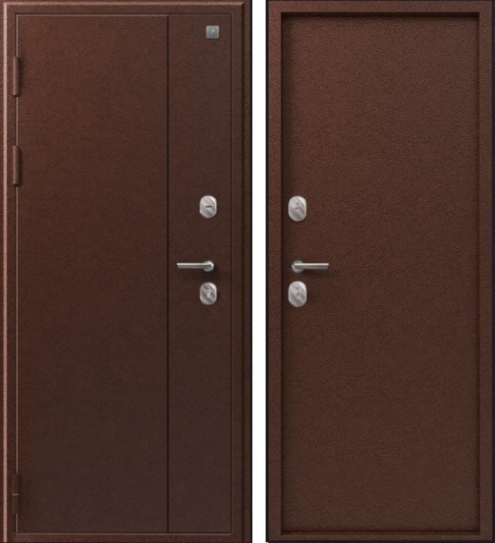 Дверь V-01 медь антик - медь антик DIS007338