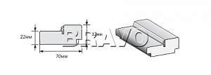Товар Коробка для полотна: 200x90 Правая BRK5521