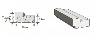 Товар Коробка 2100x70x35 Ч-40 (у,п) BRK1491