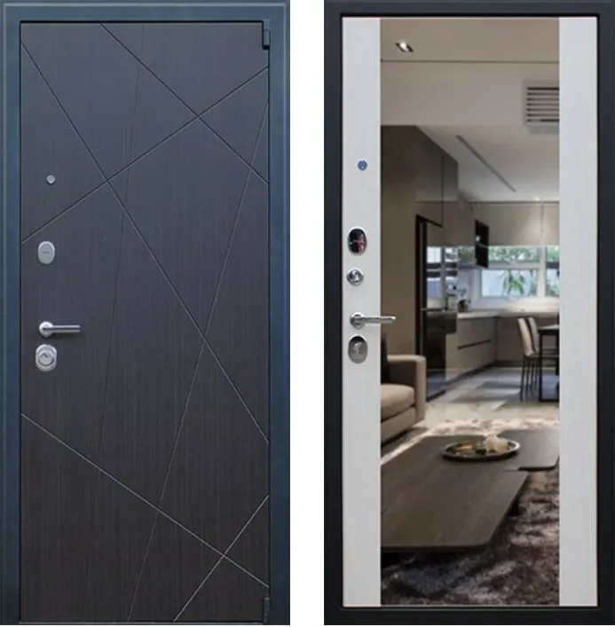 Дверь Вектор с зеркалом DIS002726